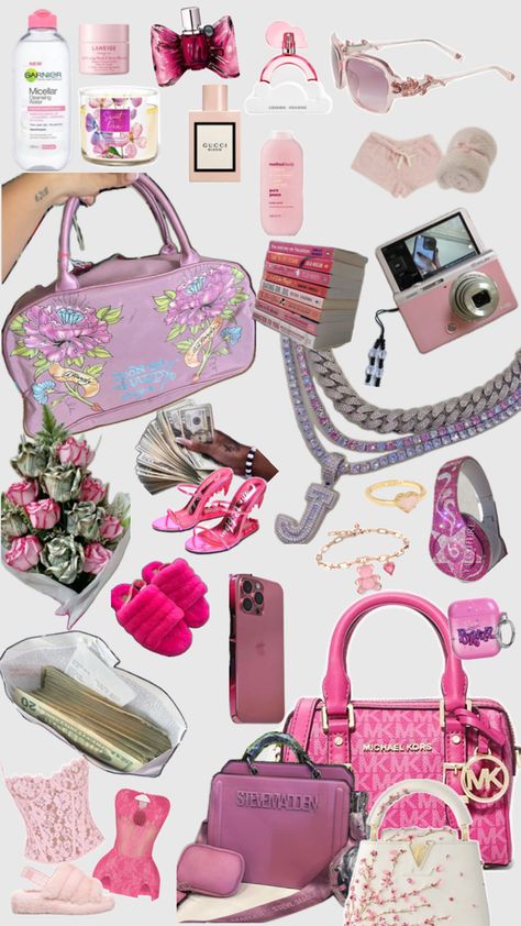 Pink Girly Luxury Rich Beauty Hygiene Scents Bags Money Clasy Leo Season, My Birthday, Birthday