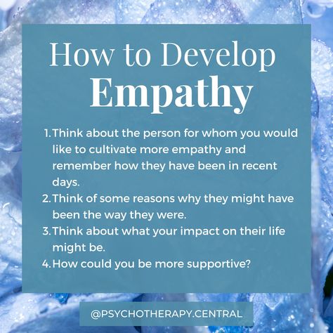 How to Develop Empathy How To Be More Empathetic, Empathy Quotes Inspiration, Empathy Statements, Teaching Empathy, Empathy Quotes, Couples Therapy, Remember The Time, Human Mind, Bettering Myself