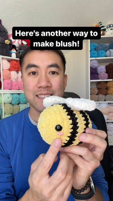 Knotty Ninja • Eric • Crochet Artist on Instagram: "How do you do blush? 😊 Here’s a tutorial on another neat way to do blush! A lot of times, I’ll leave the blush off because for some reason, I can’t sew them on nicely. This is another way to create blush that is very consistent and doesn’t need any adjusting after sewing. To make the blush smaller or larger, just decrease or increase the number of loops you do in your circle! I find that the typical way to sew on blush requires some shaping afterwards and it still moves around over time. What do you think of this method? Have you done it before? #amigurumilovers #amigurumi #crochetersofinstagram #instacrochet #crochetislife #crocheted #crochetplush #crochetaddict #amigurumicrochet #crochettips #crochettricks #crochettutorial" Amigurumi Blush Cheeks, Crochet Artist, Blush On Cheeks, Crochet Animals Free Patterns, Love Crochet, Artist On Instagram, Sew On, Crochet Animals, Free Patterns