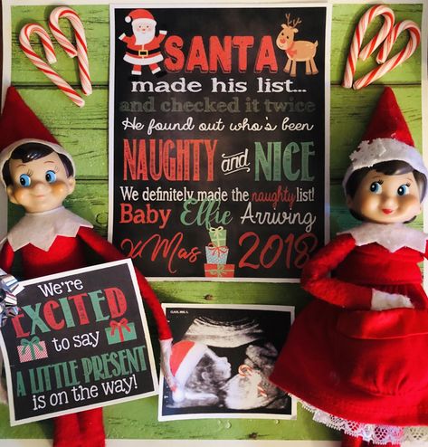 Elf On Shelf Baby Announcement, Elf On The Shelf Baby Announcement, Elf On The Shelf Baby, Elf On The Shelf Kindness, Kindness Elf, Elf Idea, Prince Eric, Elf On Shelf, Elf On The Shelf Ideas