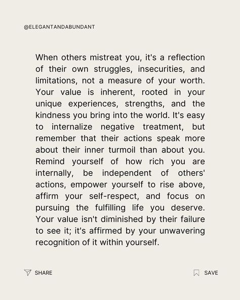 Their storms are not your sunshine. How others treat you is a reflection of them, not you. Your worth is for you to define. It’s immeasurable, unchangeable, and nobody can stop it from shining. You Are Not A Reflection Of Those Who, Their Behavior Is A Reflection Of Them, How You Treat Others Is A Reflection, How People Treat You Is A Reflection, People Who Treat You Poorly Quotes, Stop Expecting, Done Quotes, Healthy Boundaries, Treat You