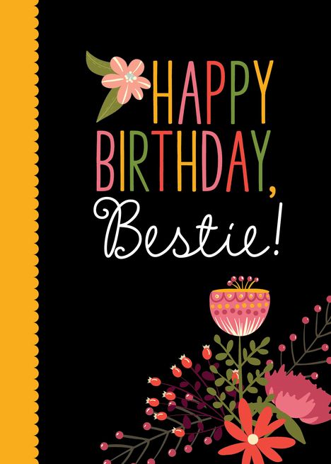 Its My Besties Birthday, Happy Birthday To Bestie, Happy Bday Bestie, Happy Birthday To Niece, Happy Birthday Hippie, Happy Birthday Niece Wishes, Happy Birthday To My Bestie, Niece Birthday Quotes, Happy Birthday Little Sister