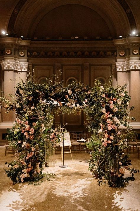 Dark Winter Wedding, Venue Plans, Bank Wedding, Vintage Inspired Wedding Dress, Ceremony Altar, Floral Bouquets Wedding, Wedding Arch Ideas, Inspired Wedding Dress, Hamptons Wedding