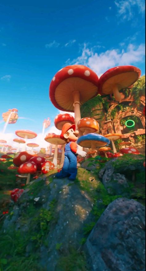 Mushroom Kingdom Mario, Mario Land, Super Mario Land, Super Mario Bros Games, Mushroom Kingdom, Super Mario Art, Mario Art, Art Icon, Movie Game