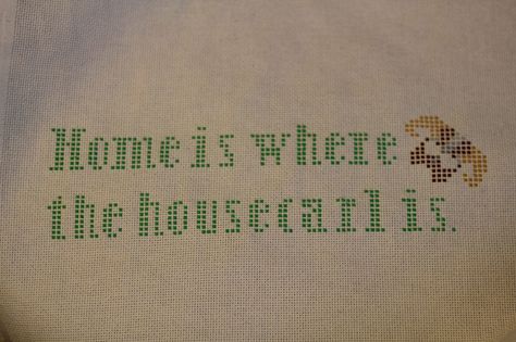 Fairytale Farmhouse, Skyrim Decor, Skyrim Wedding, Martin Septim, Nerd Crafts, Elder Scrolls V Skyrim, The Elder Scrolls, Nerd Love, Diy Cross Stitch