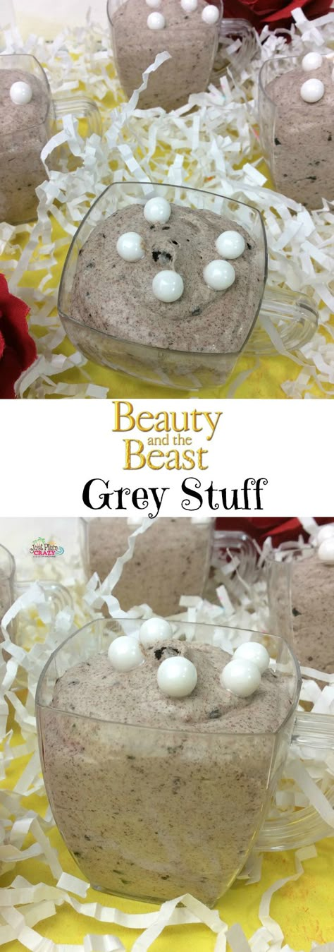 Beauty and the Beast Grey Stuff Recipe | Just Plum Crazy The Grey Stuff Recipe, Grey Stuff Recipe, Gray Stuff Recipe, The Grey Stuff, Gray Stuff, Disney Baking, Beauty And Beast Birthday, Disney Inspired Food, Disney Dishes