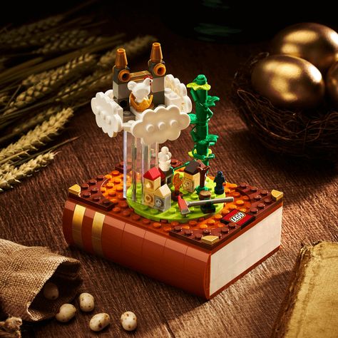 Toys”R”Us Rolls Out Exclusive LEGO Bricktober 2021 Fairy Tale Sets | Geek Culture Lego Storybook, Lego Fairy, Lego Books, Hansel Gretel, Fairy Images, Classic Childrens Books, Lego Batman Movie, Printed Tile, Jack And The Beanstalk