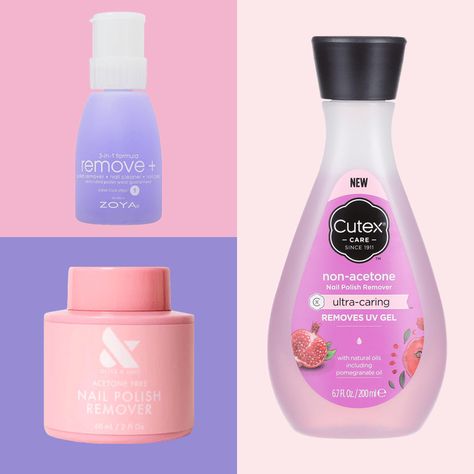 From straight acetone to odor-free formulas, we found the best nail polish removers for every type of polish. The post 13 Best Nail Polish Removers for the Best Manicure appeared first on Reader's Digest. Strengthening Nail Polish, Diy Pedicure, Nail Polish Removers, Pomegranate Oil, Weak Nails, Dry Nail Polish, Best Nail Polish, Rose Nails, Opi Nail Polish