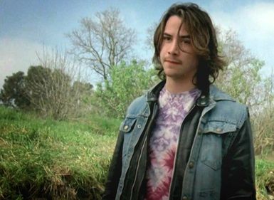 Screenshot of Keanu Reeves from River's Edge Teenage Movie, Keanu Reeves Movies, Rivers Edge, Keanu Charles Reeves, The Boy Next Door, River Edge, Marvel Films, B Movie, Long Hair Styles Men