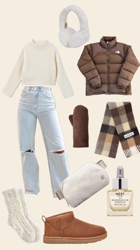 Winter Clothes Inspo Aesthetic, Winter That Girl Aesthetic, Cute Outfits For New York Winter, Outfit Inspo Aesthetic Fall, Downtown Chicago Outfit Winter, Winter Outfits For The City, Holiday Outfit Inspo Winter, Cute Winter/fall Outfits, Teen Winter Outfits 2023