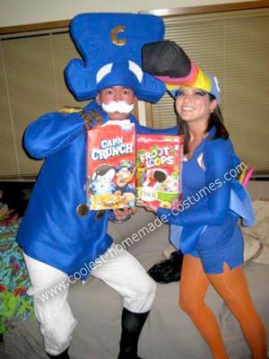 Homemade Toucan Sam and Cap'n Crunch Costumes: Bringing back fond childhood memories, we decided to go with cereal characters as our theme. We got many compliments on our Homemade Toucan Sam and Cap'n Halloween Costume Inspiration, Cap'n Crunch, Clever Costumes, To My Dear Friend, Follow Your Bliss, Capn Crunch, Halloween Couples, Homemade Costumes, Creative Costumes