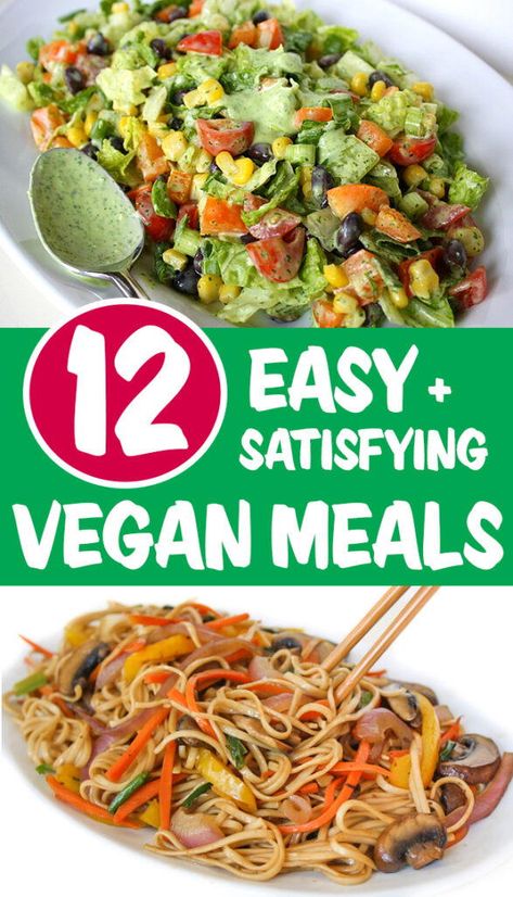 Satisfying Vegan Meals, Plant Based Meals For Kids, Vegan Meals For Kids, Easy Plant Based Meals, Simple Vegan Meals, Garden Grazer, Egg And Grapefruit Diet, The Egg Diet, Healthy Vegan Dinner Recipes