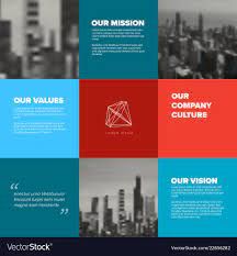 Vision And Mission Design Layout, Mission Vision Values, Company Vision And Mission, Vision Statement, Mission Vision, Company Mission, Company Values, Webpage Design, Company Culture