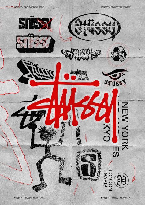 STUSSY Poster Project :: Behance Stussy Design, Stussy Poster, Poster Project, Graphic Design Fashion, Blender 3d, Vintage Pins, Design Fashion, Vintage Posters, Adobe Photoshop