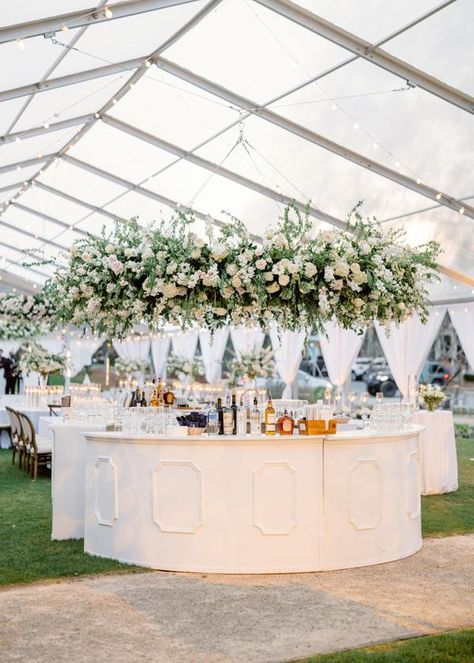 Flowers Tent Wedding, Lakeside Country Club Wedding Houston, Outdoor Wedding With Chandelier, Garden Party Wedding Mood Board, Elegant Home Wedding, Classy Tent Wedding Receptions, Outdoor Tented Wedding Reception, Wedding With Couches, Wedding With Chandeliers