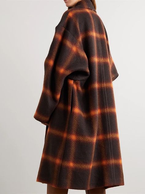 Plaid Winter Coat, Heated Jacket, Elegant Coats, Long Winter Coats, Long Coat Women, Jacket With Pockets, Wool Shirt, Plaid Coat, Chic Top