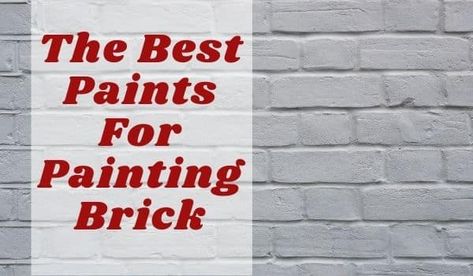 The 4 Best Paints for Painting Brick - Kind Home Solutions How To Paint Brick, Painting Brick Exterior, Painting Bricks, Brick Stairs, Brick Exteriors, Paint Brick, Brick Painting, Painting Brick, Landscape Bricks