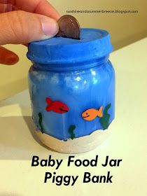 Baby Jar Crafts, Baby Food Jars Diy, Upcycle Baby, Baby Jars, Baby Food Jar Crafts, Diy Baby Food, Food Jars, Tiny Jars, Baby Food Jars