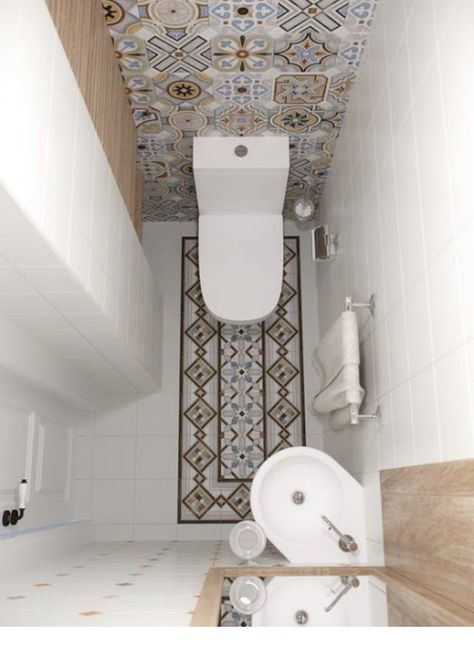 تصميم دورة مياه, Tiny Powder Rooms, Wc Decoration, Tiny Powder Room, Small Toilet Room, Bilik Air, Toilet Sink, Downstairs Toilet, Corner Sink