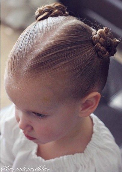 Hairstyles Occasion, Hair Designs For Girls, Easy Little Girl Hairstyles, Easy Hairdos, Toddler Hairstyles Girl, Braids For Kids, Kids Braided Hairstyles, Girl Short Hair