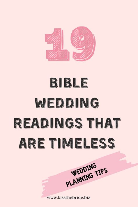 Bible Reading Wedding, Scripture Reading For Wedding, Wedding Ceremony Scripture, Bible Passages For Wedding Ceremony, Biblical Wedding Readings, Wedding Readings Ceremony, Wedding Shower Devotional Ideas, Bible Verse For Wedding Ceremony, Bible Reading For Wedding Ceremony