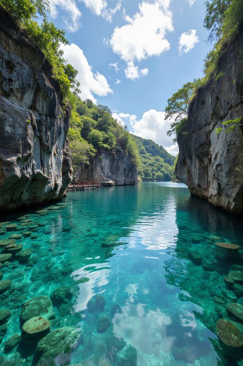 Discover the breathtaking beauty of Kayangan Lake in Coron, Palawan. Immerse yourself in the crystal-clear turquoise waters, explore the dramatic limestone cliffs, and capture stunning views from the wooden walkways. #Philippines #travel Palau Aesthetic, Palawan Philippines Aesthetic, Kayangan Lake, Coron Palawan Philippines, Philippines Palawan, Coron Palawan, Boer Goats, Wooden Walkways, Palawan Philippines