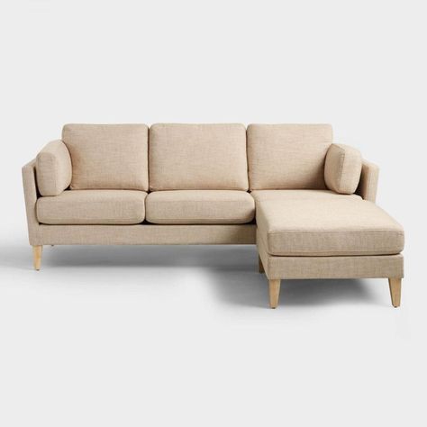 9 Of The Best Sectional Sofas To Match Your Style Oatmeal Couch, Gray Family Room, Cozy Living Room Furniture, Mood Board Living Room, Sofa And Ottoman, Austin Apartment, Seattle Apartment, Decorative Room Dividers, Room Revamp