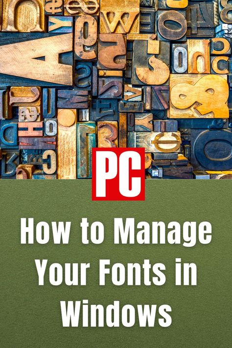 In Windows 10 and Windows 11, you can view, hide, remove, and download fonts, and even use the familiar drag and drop method to add more. Here's how. Windows Computer, Font Setting, Store Displays, Microsoft Office, Windows 11, Download Fonts, Free Stuff, New Fonts