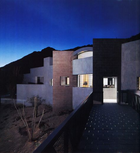 Antoine Predock Architect, 1994 Zuber House, Arizona Memphis Milano, Dieter Rams, Manila, Arizona, Poetry, House Styles, Architecture, Building