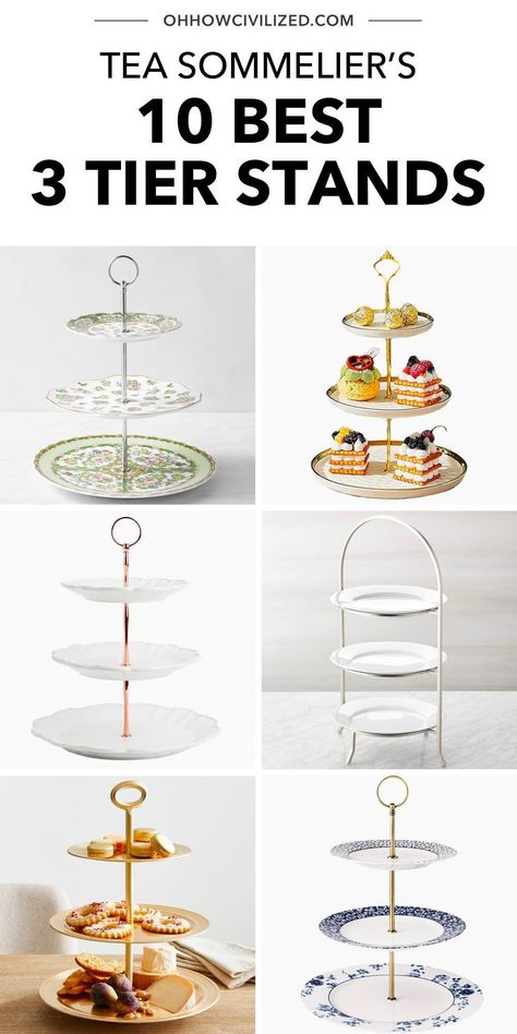 Nothing says afternoon tea like a 3 tiered stand. Here are my tips and picks of the best 3 tier trays in a range of prices. #3tieredstand #afternoontea #teatray #hightea #teaparty Tea Sandwich Display, Tiered Tea Tray, Tea Service Display, Afternoon Tea Set Up, Tea Tray Display, 3 Tier Stand Decor, Afternoon Tea Table Setting, Afternoon Tea Stand, Tea Cake Stand