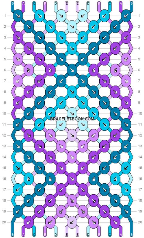 Friendship Bracelet Pattern 4 Colors, Friendship Bracelets Patterns 4 Colors, Diamond Friendship Bracelet Pattern, Diamond Friendship Bracelet, Butterfly Bow, Bracelets Diy, Diamond Jewel, Friendship Bracelets Diy, Friendship Bracelet Patterns