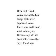 Ex Best Friend Quotes, Buddy Quote, Letter To Best Friend, Friend Quotes For Girls, Sorry Quotes, Best Friend Quotes Meaningful, Happy Birthday Best Friend Quotes, Dear Best Friend, Love You Best Friend