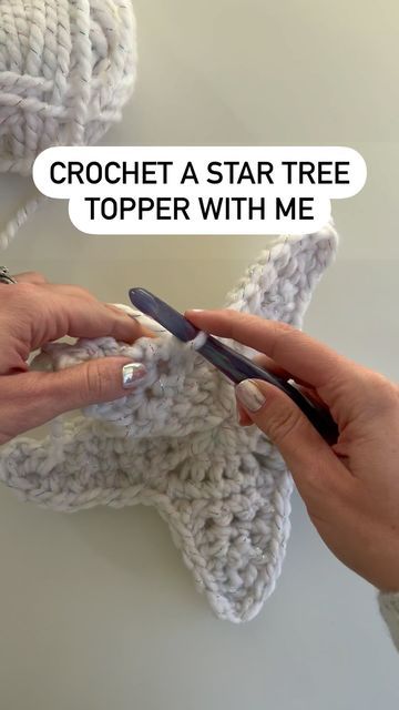 Crocheted Tree Topper, Crochet Christmas Tree Star Topper, Crochet Tree Topper Pattern, Crochet Star Tree Topper Free Pattern, Crochet Christmas Tree Topper Pattern, Diy Felt Tree Topper, Crochet Garland For Christmas Tree, Crochet Star Tree Topper, Crochet Tree Topper Free Pattern