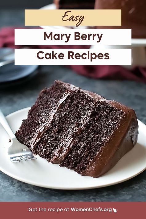 Try easy Mary berry cake recipes. These fuss-free desserts are ideal for any occasion. #easyberrycakes #maryberry #fussfreerecipes Merry Berry Recipes, Mary Berry Cake Recipes, British Treats, Marry Berry Recipes, Mary Berry Desserts, Mary Berry Recipes Baking, Mary Berry Baking, Mary Berry Cakes, Berry Cake Recipe