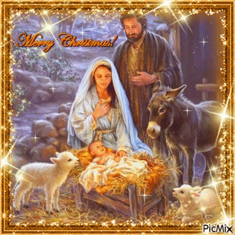 Merry Christmas Nativity Merry Christmas Nativity, Merry Christmas Gif, Christmas Decoupage, Christmas Nativity Scene, Christmas Scenes, Christmas Nativity, Christmas Paintings, Nativity Scene, Christmas Paper