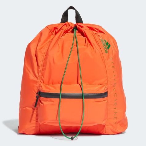 adidas by Stella McCartney Gym Sack - Orange | Women's Training | adidas US Stella Mccartney Backpack, Orange Gym, Gym Sack, Adidas Stella Mccartney, Orange Backpacks, Adidas Bags, Stella Mccartney Bag, Lightweight Backpack, Adidas By Stella Mccartney