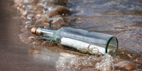 Letter In A Bottle, Cottage By The Sea, 50 Years Ago, Old Bottles, Message In A Bottle, Travel With Kids, Voss Bottle, 50 Years, Plastic Water Bottle