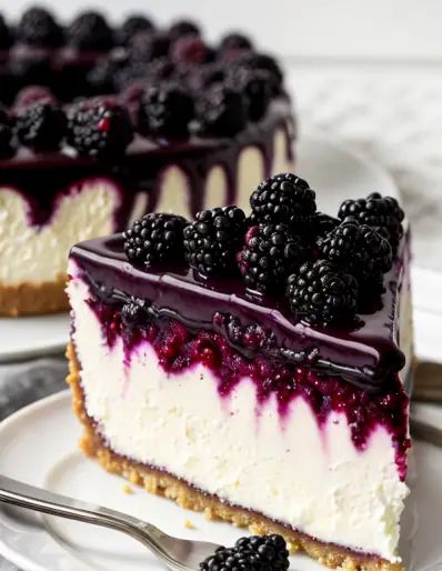 Discover the secrets to making the perfect blackberry cheesecake with our comprehensive guide, including history, tips, and recipes. Lilys Bites, Deserturi Raw Vegan, Italian Baking, Blackberry Cheesecake, Blackberry Recipes, 귀여운 음식 그림, Cheesecake Desserts, Blueberry Cheesecake, Cheesecake Recipes