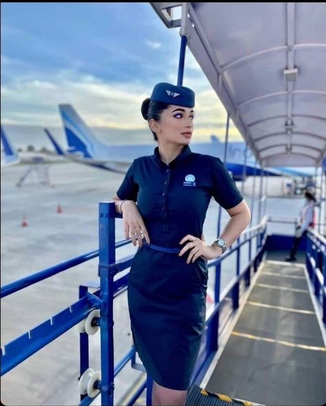 Indigo Airlines Cabin Crew, Indigo Cabin Crew, American Airlines Flight Attendant, Hostess Uniform, Cabin Crew Uniform, Indigo Airlines, Air Hostess Uniform, Pilot Career, Office View