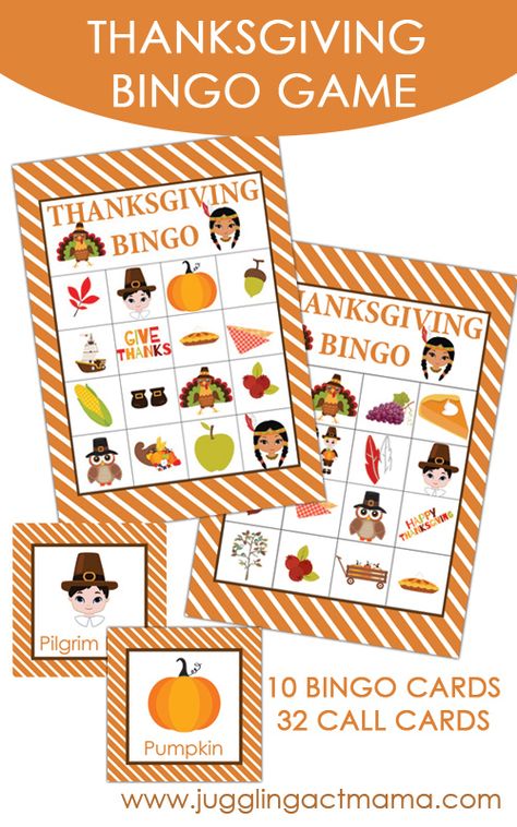 FREE Thanksgiving Bingo Game Printable great way to keep the kids busy while the turkey cooks! Printables Organizational, Thanksgiving Games For Adults, Fun Thanksgiving Games, Free Printable Thanksgiving, Thanksgiving Bingo, Happy Home Fairy, Thanksgiving Games For Kids, Angels Christmas, Bingo Set