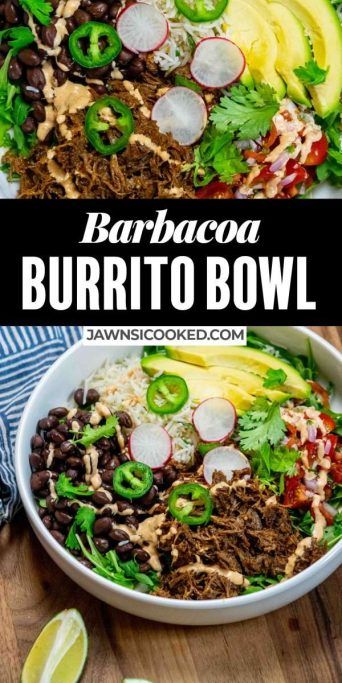 This easy Beef Barbacoa Burrito bowl with Chipotle Sauce is a great way to use up leftover Barbocoa, or meal plan! Customize to your tastes with fresh veggies, black beans and more! Leftover Barbacoa Recipes, Barbacoa Burrito Bowl, Leftover Barbacoa, Beef Barbacoa, Barbacoa Recipe, Burrito Bowls Recipe, Barbacoa Beef, Chipotle Sauce, Easy Lunch Recipes