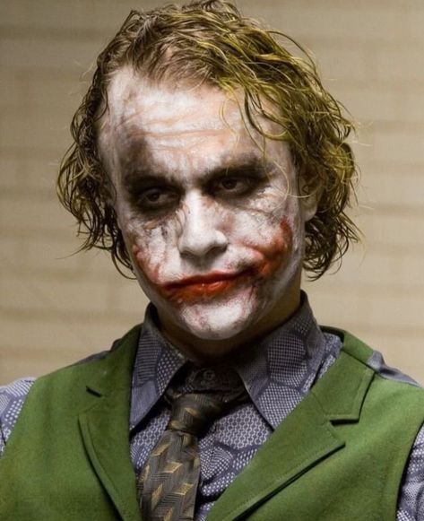 Keith Ledger Joker, Joker Heath Ledger Drawing, Heath Ledger Joker Makeup, Dark Night Joker, Heath Joker, Joker Ledger, Tato Joker, Art Du Joker, Joker Face Paint