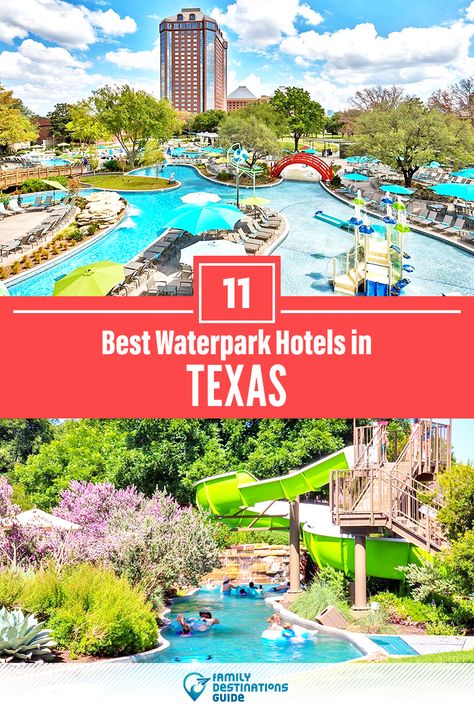 Want ideas for Texas hotels that have water slides, lazy rivers, splash pools, and more? Want to see water park hotels in TX that are great for kids of all ages? We’re FamilyDestinationsGuide, and we’re here to help: Discover the best waterpark hotels in Texas - so you get memories that last a lifetime! #texas #texaswaterparks #texaswaterparkhotels #texaswithkids #familyvacationideas Water Parks In Texas, Galveston Texas Beach, Best Resorts For Kids, Texas Travel Weekend Getaways, Igloo Hotel, Splash Pools, Texas Resorts, Amazing Bedrooms, Family Vacations In Texas