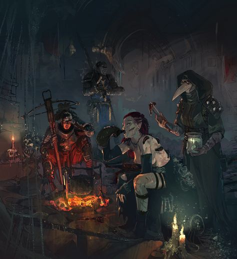 ArtStation - Dakest Dungeon, Lorenzo Nuti Darkest Dungeon Art, Dungeon Art, Blades In The Dark, Darkest Dungeon, 다크 판타지, Fantasy Stuff, Wow Art, Fantasy Warrior, Fantasy Rpg