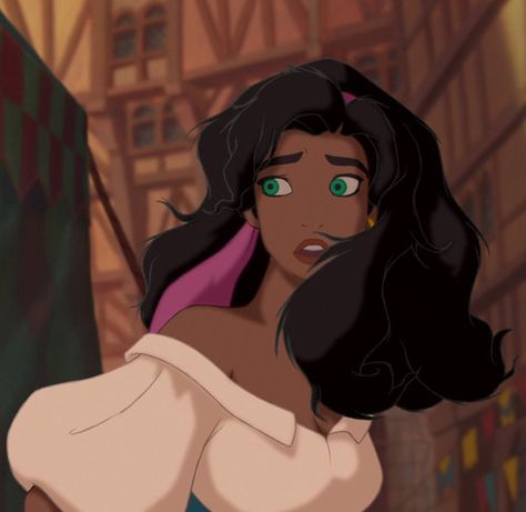 . Esmeralda Disney, The Hunchback Of Notre Dame, Hunchback Of Notre Dame, Disney Icons, Best Disney Movies, Walt Disney Pictures, Pinturas Disney, Disney Aesthetic, Disney Films