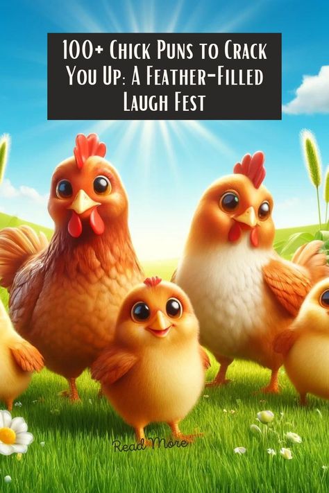 Visit Website Chicken Quotes Funny Humor, Chicken Puns Funny, Chicken Sayings Funny, Chicken Quotes, Chicken Jokes, Puns Funny, Cute Puns, Best Puns, Puns Jokes