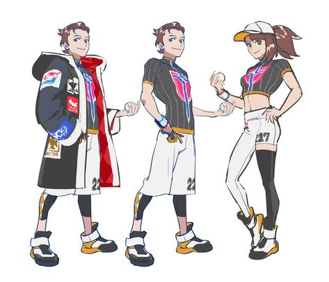 Pokemon Alola Trainer Oc, Fanmade Pokemon Trainers, Fan Made Pokemon Trainers, Pokemon Trainer Clothes, Pokémon Trainer Outfit, Pokémon Oc Trainer, Pokemon Trainer Poses Reference, Pokemon Oc Male, Pokemon Trainer Design