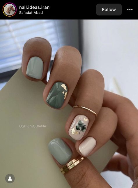 Short Nail Manicure, Boho Nails, Beauty Nails Design, Minimal Nails, Cute Gel Nails, Short Nail Designs, Floral Nails, Fancy Nails, Chic Nails