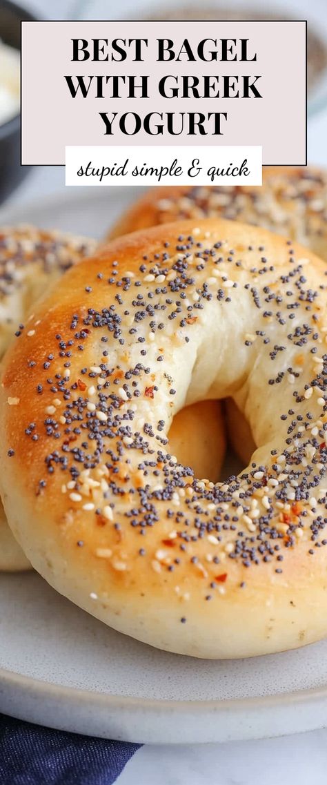 Image for Best Bagel with Greek Yogurt Bagel With Greek Yogurt, Bagel Recipe With Greek Yogurt, Blueberry Greek Yogurt Bagels, Bagles Recipe Greek Yogurt, Greek Yogurt Bagel Recipe, Air Fryer Bagels Greek Yogurt, Easy Bagel Recipe Greek Yogurt, Greek Yogurt Buns, Greek Yogurt Donut Recipe