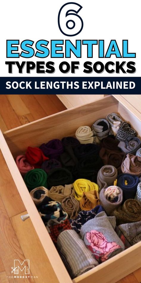 What socks should men wear? Easy tips for wearing long or short socks for men. Various types of socks for men. Long Socks Outfit Men, Long Socks Outfits, Socks Outfit Men, Types Of Socks, Best Socks, Fashion Tips For Men, Men Wear, Socks For Men, Long Socks